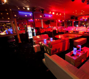 Inside of Maxim Wein brothel in Veinna Austria