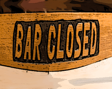 Closed bars