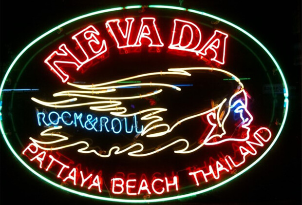 nevada go go pattaya sign