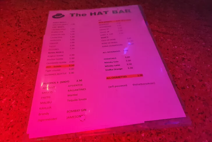 the hat bar siem reap