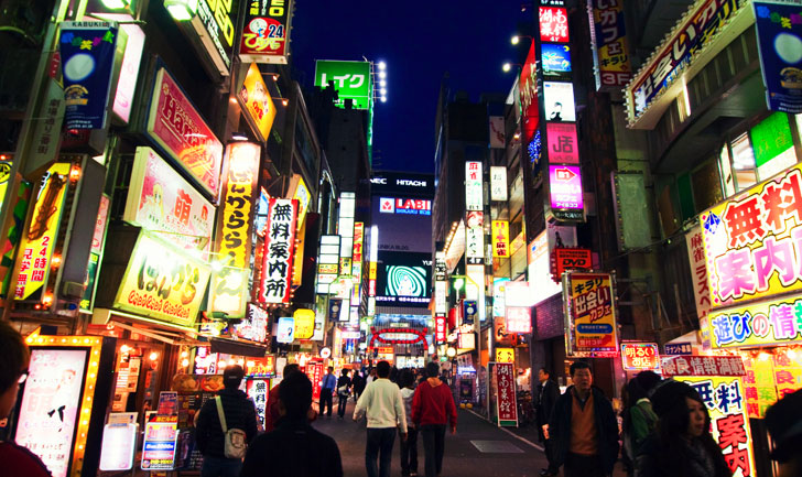 tokyo red light district night life