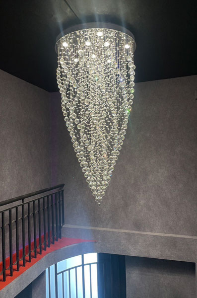 massage parlor chandelier 