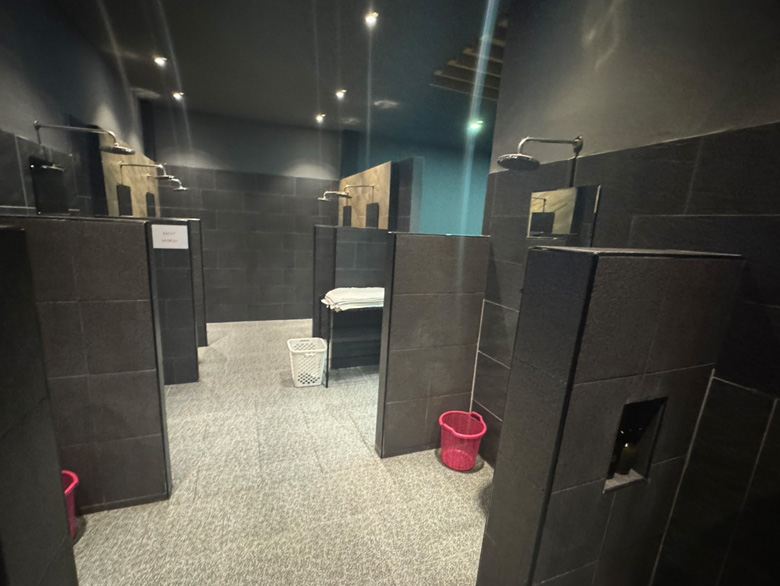 private shower rooms
