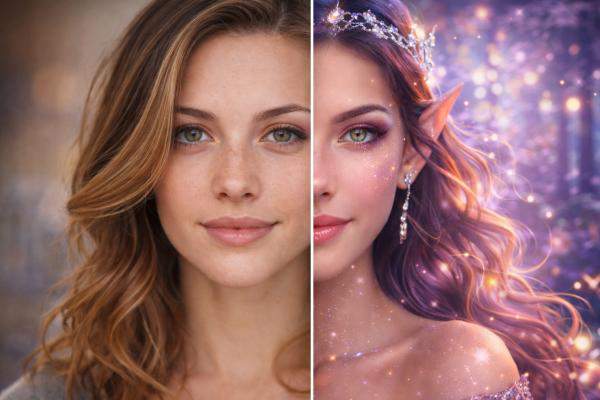 transformation of woman