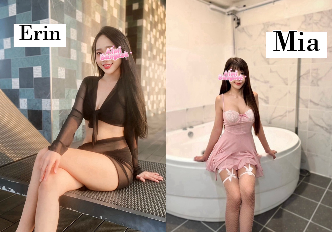two hot thai chicks at a massage parlor