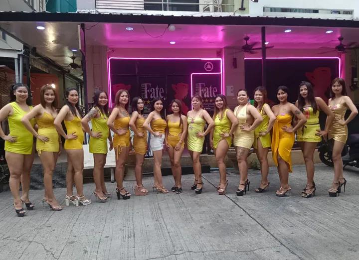 the ladies of club fate in pattaya