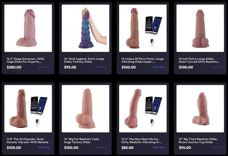 Wildolo sex toy website