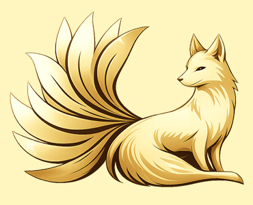 fox with nine tails logo of luxe nuru massage bangkok